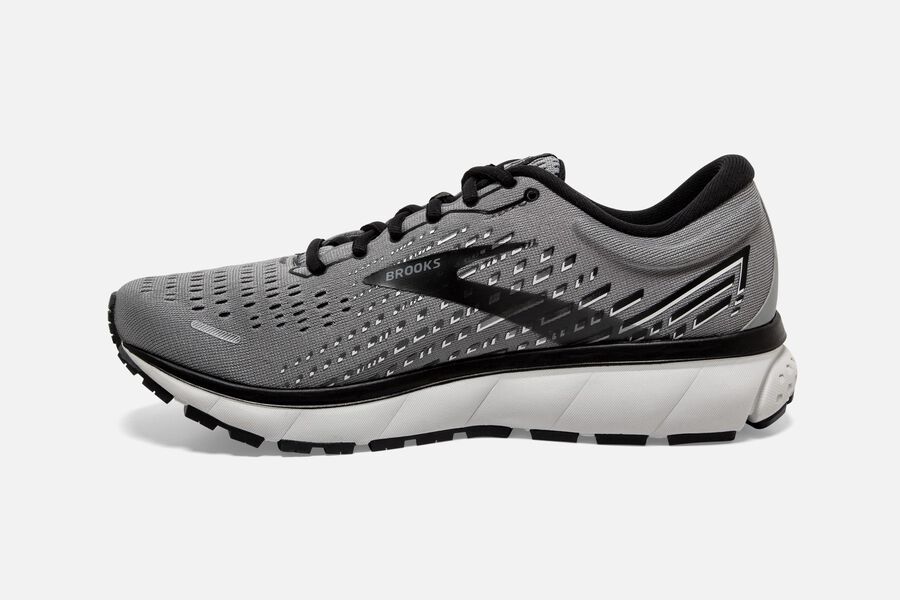 Brooks Running Shoes - Ghost 13 Road Mens - Grey/Black - RAQ-893627